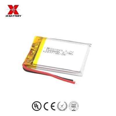 Pi bon kalite batri Lipo JP 803040 1000mah Lachin faktori